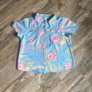 SAG HARBOR Sports tropical woman’s Blouse